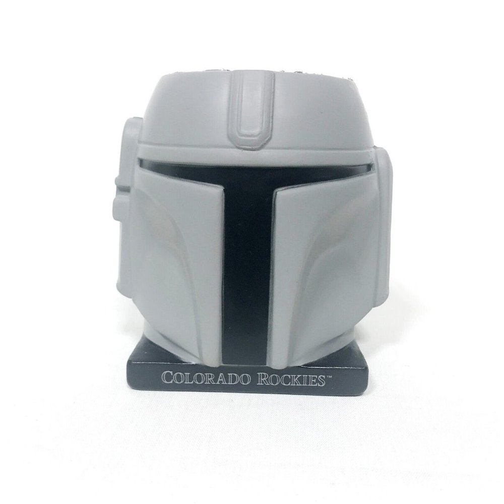 Star Wars Mandalorian Colorado Rockies MLB Molded Foam Koozie Cup Holder SGA